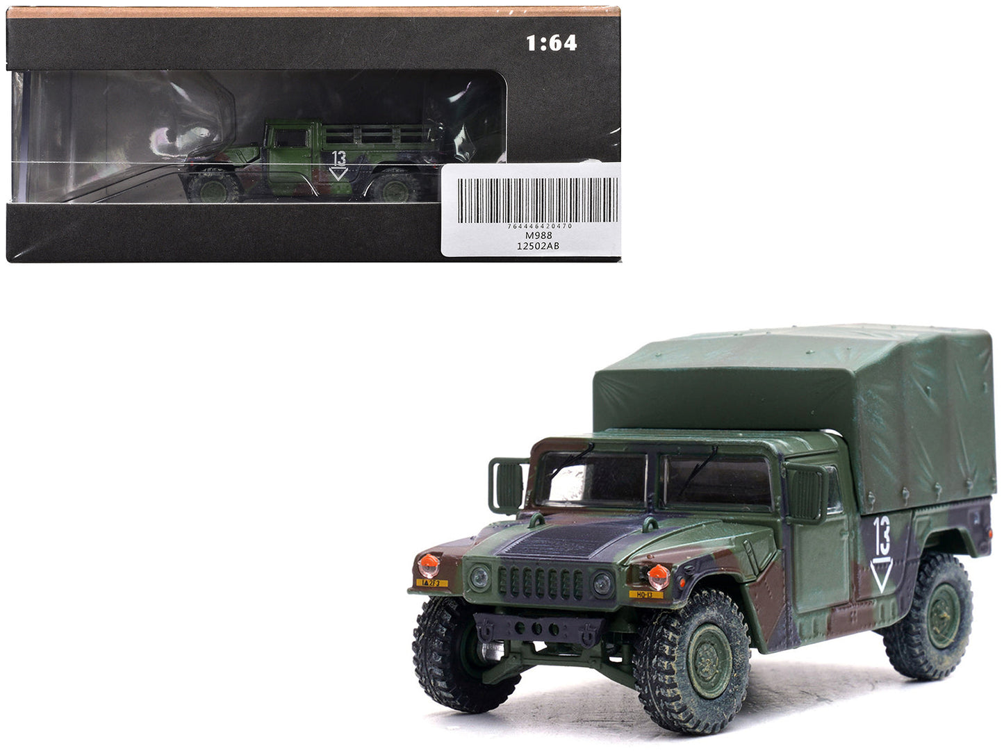 M998 HMMWV "2nd Battalion 3rd Field Artillery Regiment 1st Armored Division Stationed in Germany" (1999) United States Army "Military Miniature" Series 1/64 Diecast Model by Panzerkampf  free shipping USA