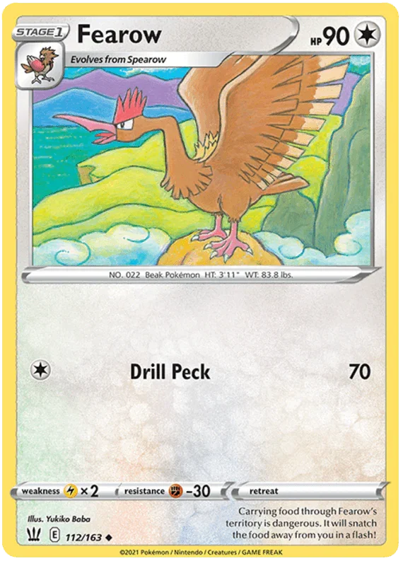 Fearow (112/163) [Sword & Shield: Battle Styles]
