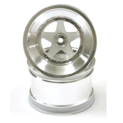 Kyosho KYOSCH006SCB 2.2 Rear Chrome Wheel (2p/Satin C/ Scorpion 2014)