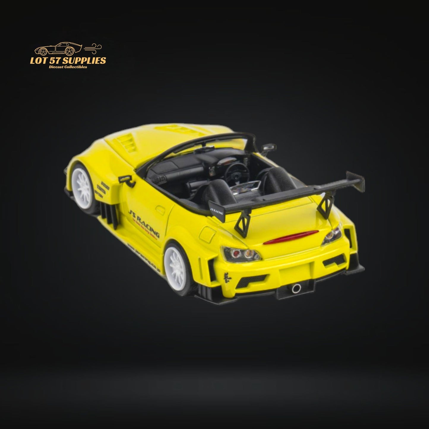 MicroTurbo Honda S2000 JS Racing Indy Yellow Pearl 1:64