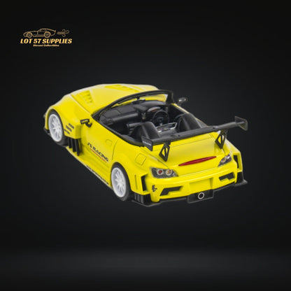 MicroTurbo Honda S2000 JS Racing Indy Yellow Pearl 1:64