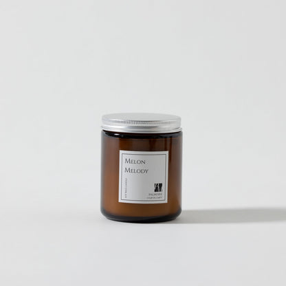 Melon Melody Soy Wax Candle by PALMOIRE
