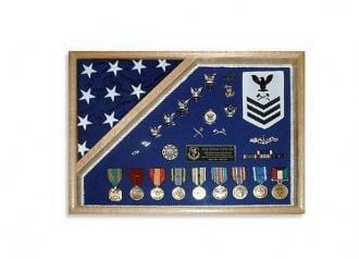 Military Shadow Box 18x24 - 3'x5' flag