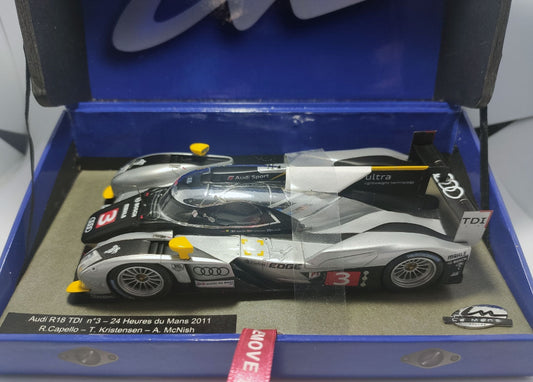 Le Mans Miniatures Audi R18 #3 LeMans 2011 1/32 Slot Car 132061/3M for Slot.it
