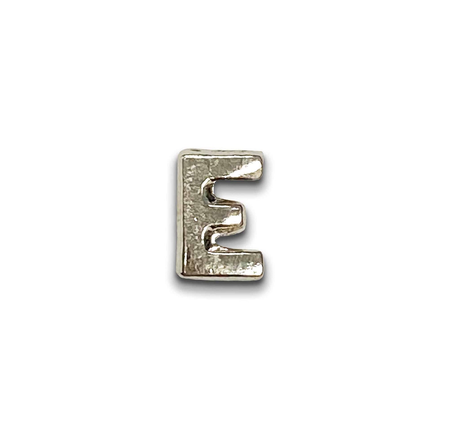 U.S. Army Letter E Efficiency 1/4in Silver Ribbon Device