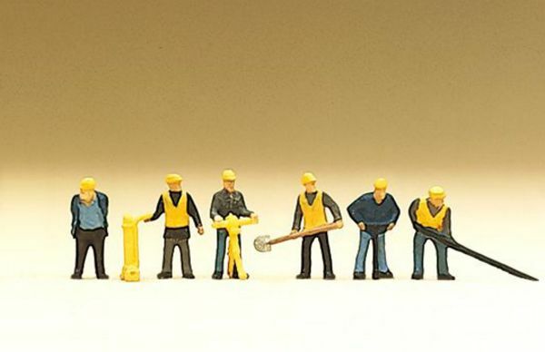 Preiser 88513 Z Scale Railroad Personnel Railroad Track Workers #3