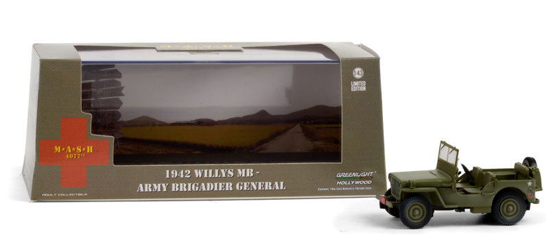 Greenlight 86593 1/43 1942 Willys MB Jeep, MASH TV Series