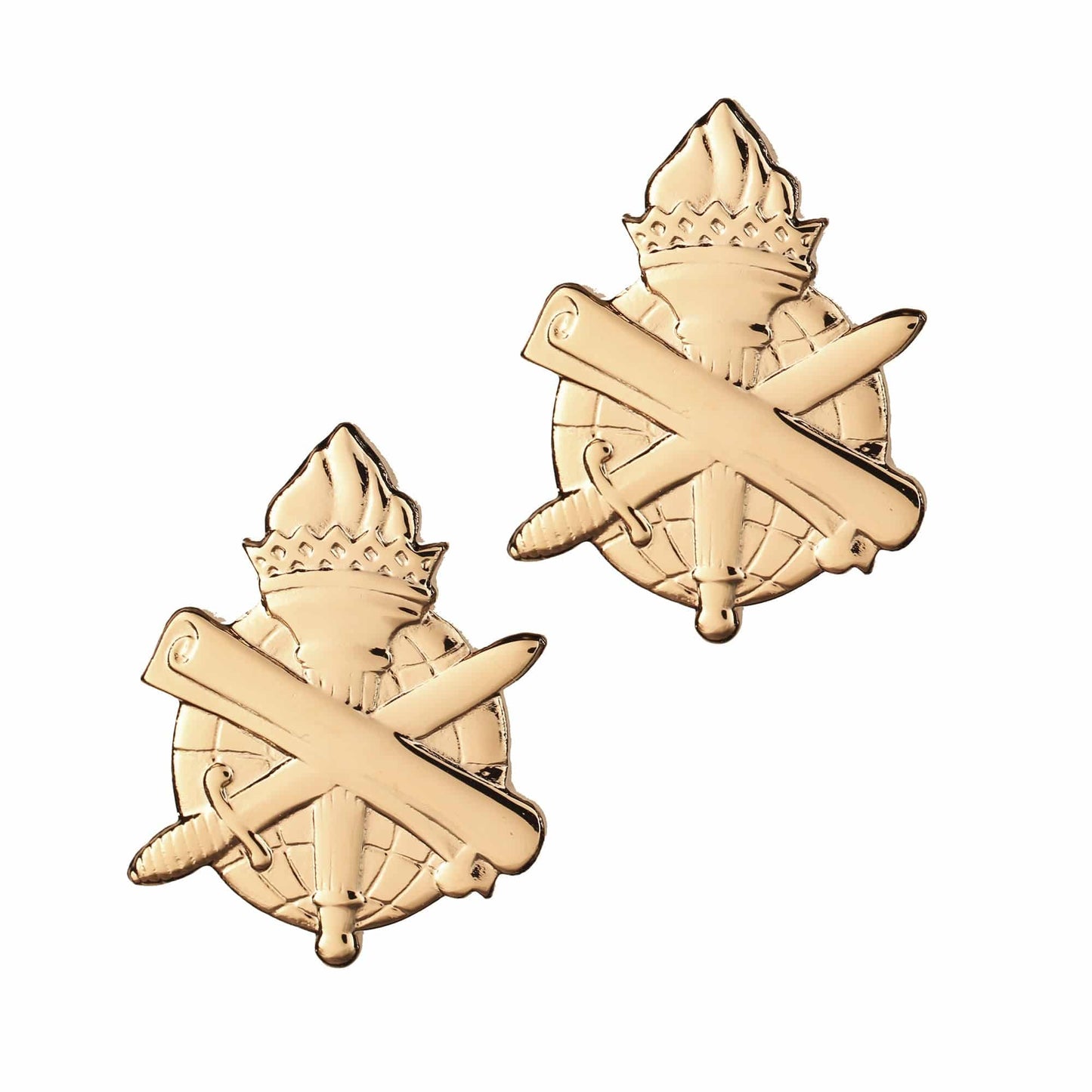 U.S. Army Civil Affairs Officer Branch STA-BRITE® Pin-on (pair)