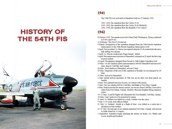 The 54th Fighter-Interceptor Squadron by Schiffer Publishing