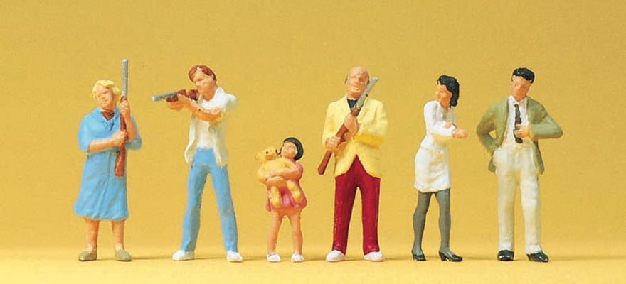 Preiser 24662 HO Scale Shooting Gallery Figure Set