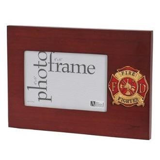 Firefighter Medallion 4 by 6 Desktop Picture/Photo Frame