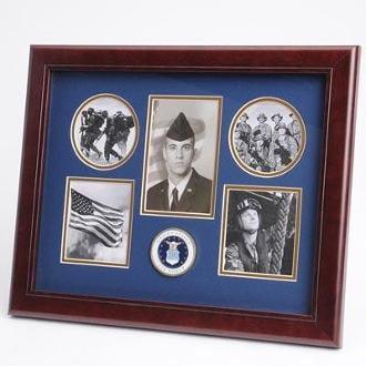 U.S. Air Force Medallion 5 Picture Collage Frame