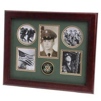 U.S. Army Medallion 5 Picture Collage Frame