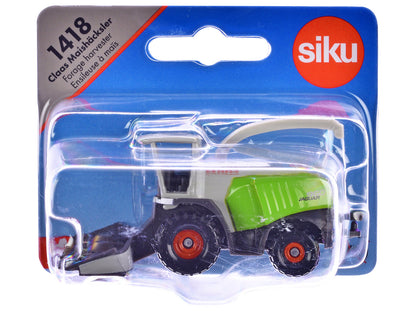 Claas 960 Jaguar Forage Harvester Green and Gray Diecast Model by Siku  free shipping USA