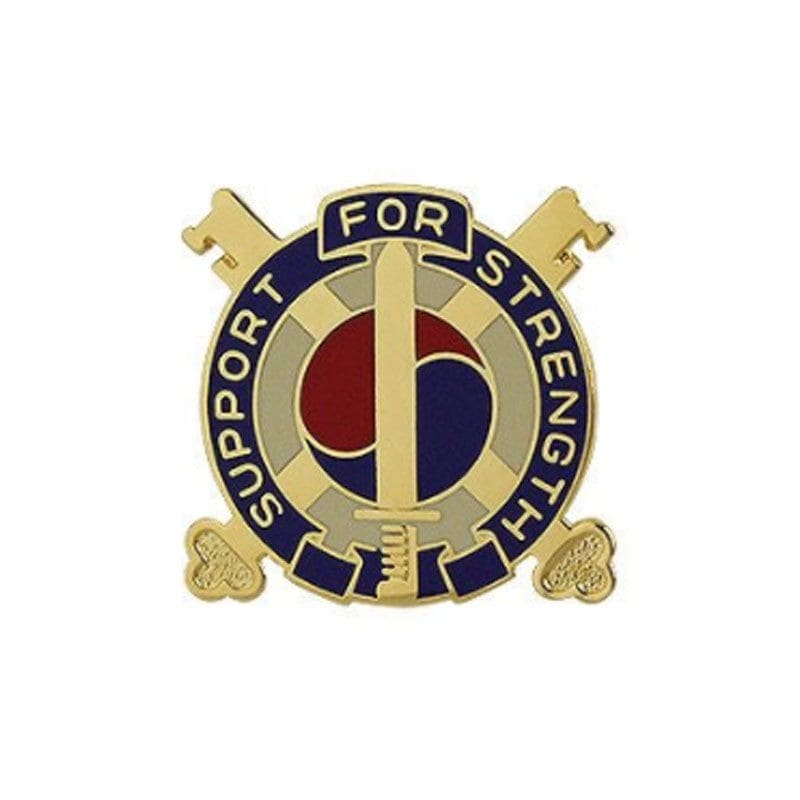 U.S. Army 142nd Support Battalion Unit Crest (Each)