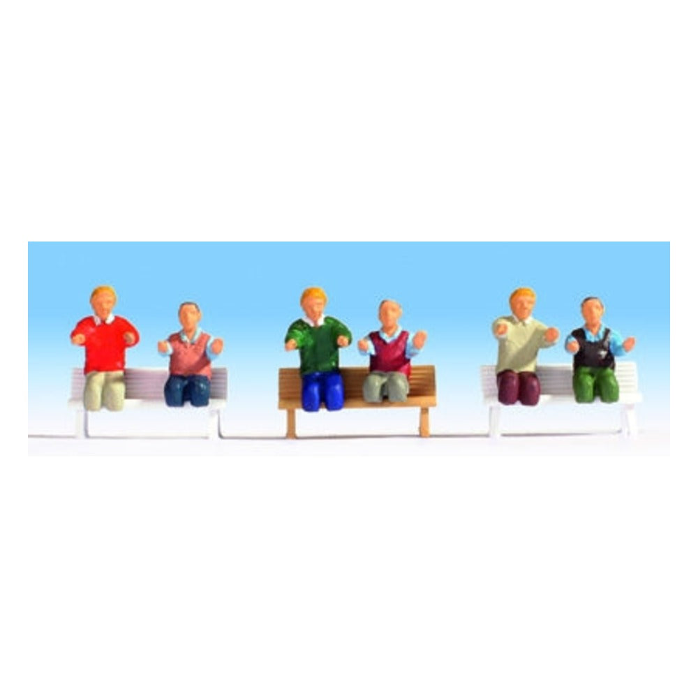 Noch 15283 HO Scale Electric Locomotive Crewmen Set, 6-Pack