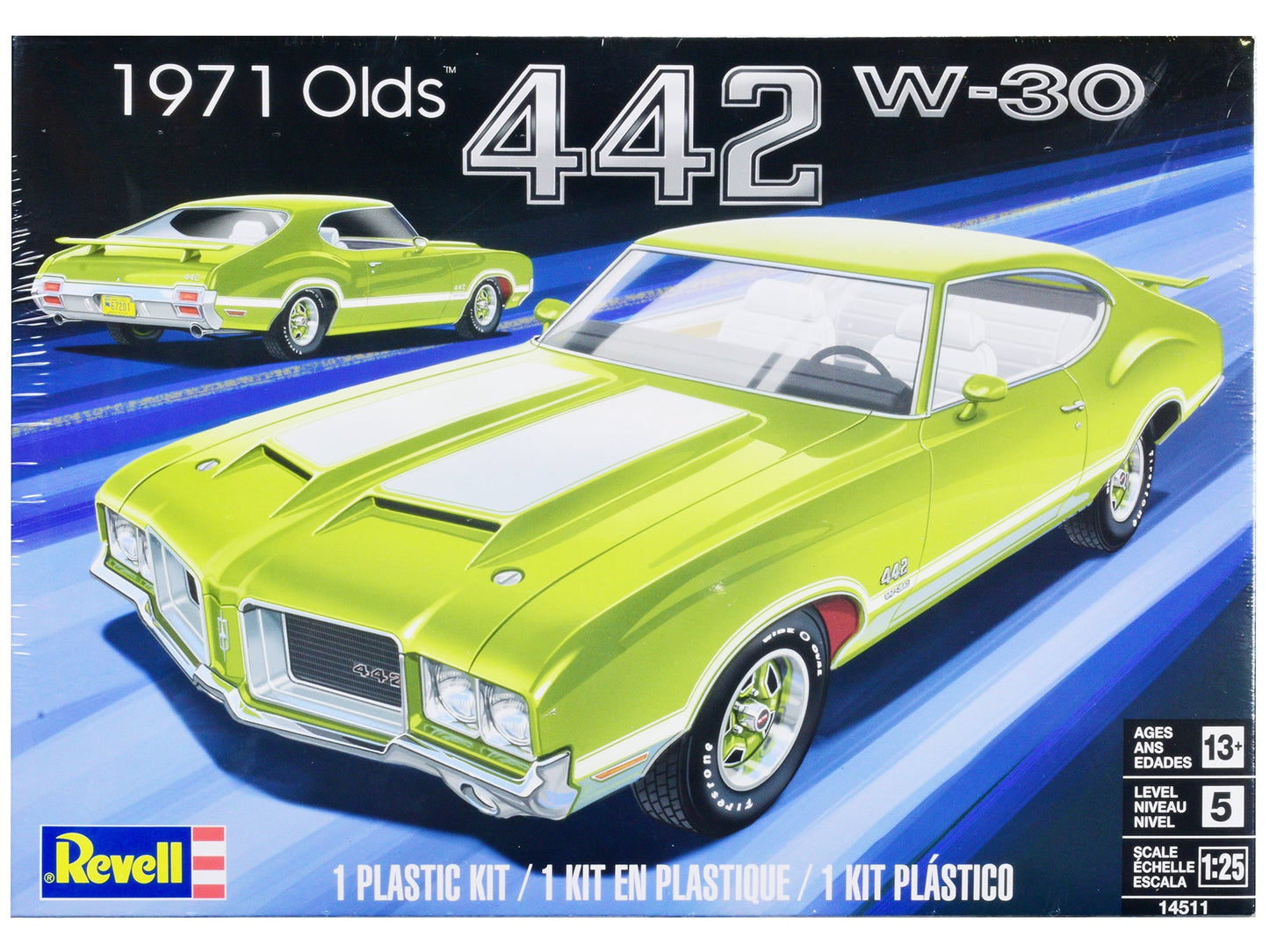 Classic Rides™ 1971 Oldsmobile Model Kit - Build Your Dream Car!  free shipping USA