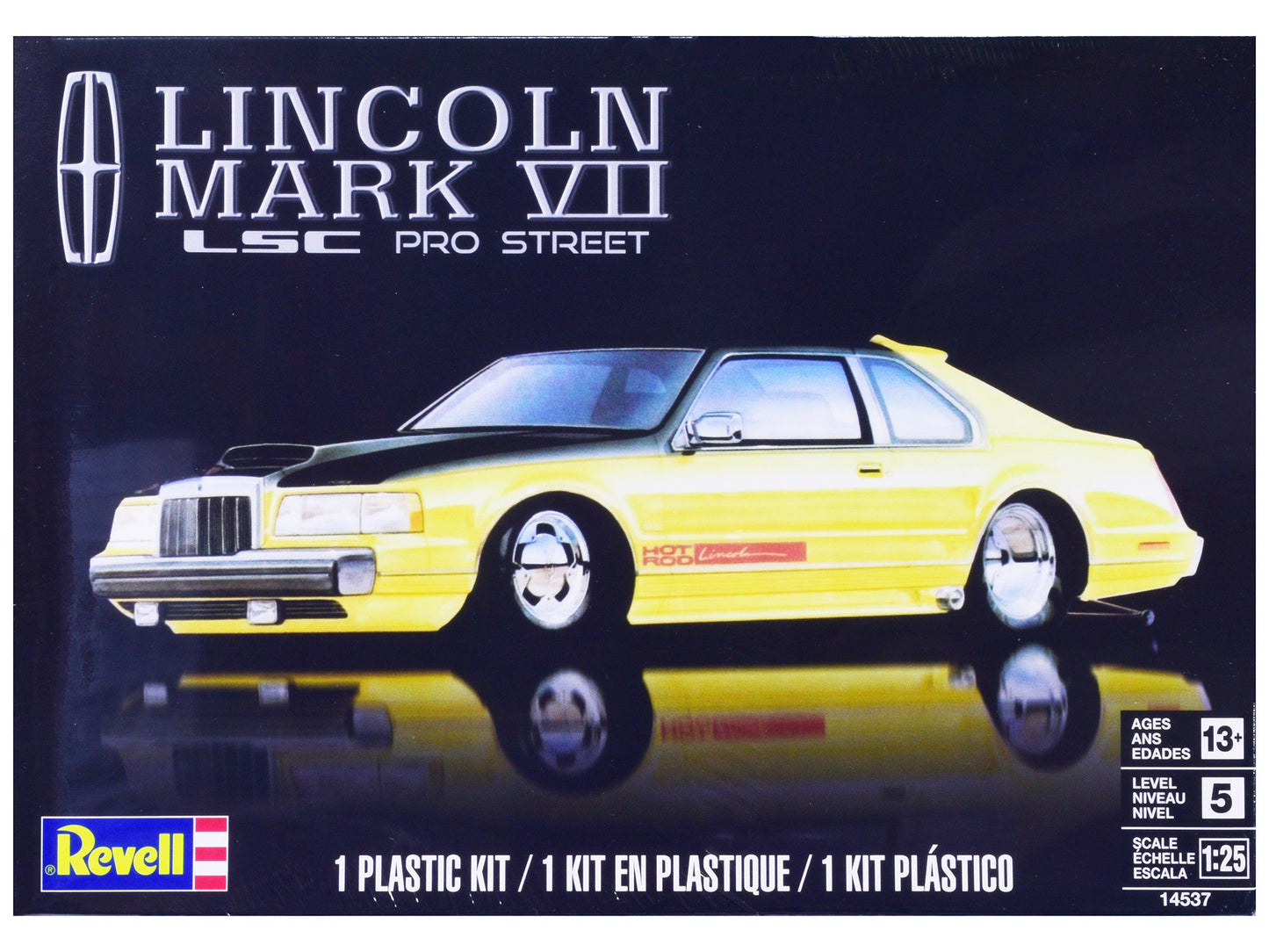 Level 5 Model Kit Lincoln Mark VII LSC Pro Street 1/25 Scale Model by Revell  free shipping USA