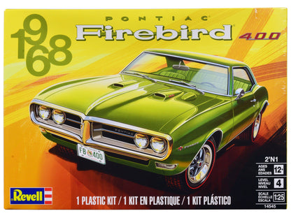 Level 4 Model Kit 1968 Pontiac Firebird 400 2-in-1 Kit 1/25 Scale Model by Revell  free shipping USA
