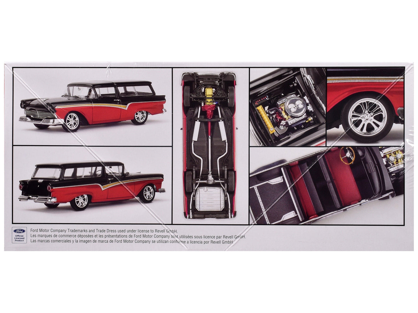 Level 5 Model Kit 1957 Ford Del Rio Ranch Wagon 2-in-1 Kit 1/25 Scale Model by Revell