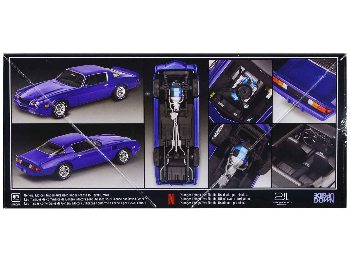 Level 4 Model Kit Billy Hargrove's 1979 Chevrolet Camaro Z/28 "Stranger Things" (2016-Current) TV Series 1/24 Scale Model by Revell