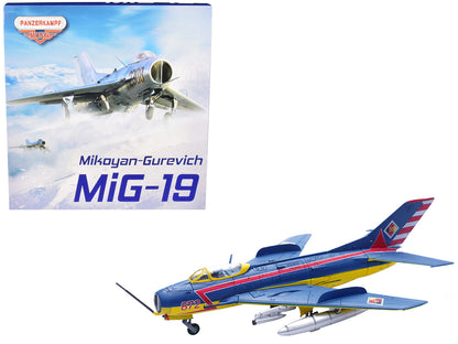 Mikoyan-Gurevich MiG-19S Farmer C Fighter Aircraft "1 Staffel/JG-3. Preschen." 5th World Aerobatic Championships (1968) "Wing" Series 1/72 Diecast Model by Panzerkampf  free shipping USA