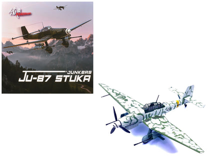 Junkers Ju 87G2 Stuka Bomber Aircraft "10.(Pz)/SG 2 Immelmann Markisch Friedland Pomerania" (1945) German Luftwaffe "Wing" Series 1/72 Diecast Model by Panzerkampf  free shipping USA