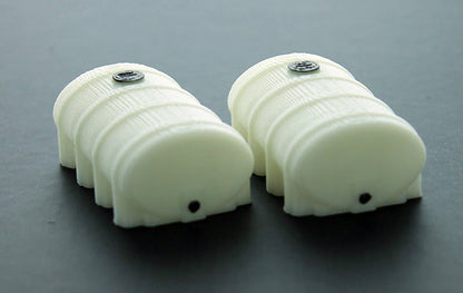 3D To Scale 87-322-WT 1/87 (HO) Elliptical Leg Tank, 2 Pack