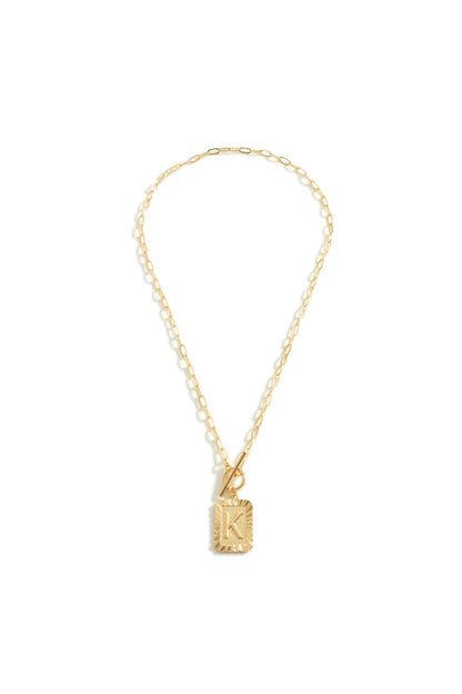 Initial Toggle Necklace by Embellish Your Life