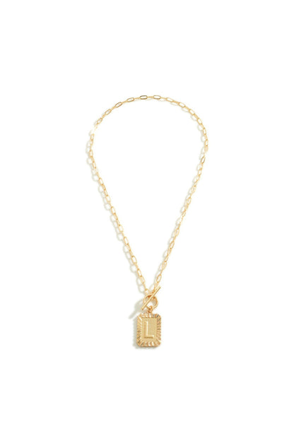 Initial Toggle Necklace by Embellish Your Life