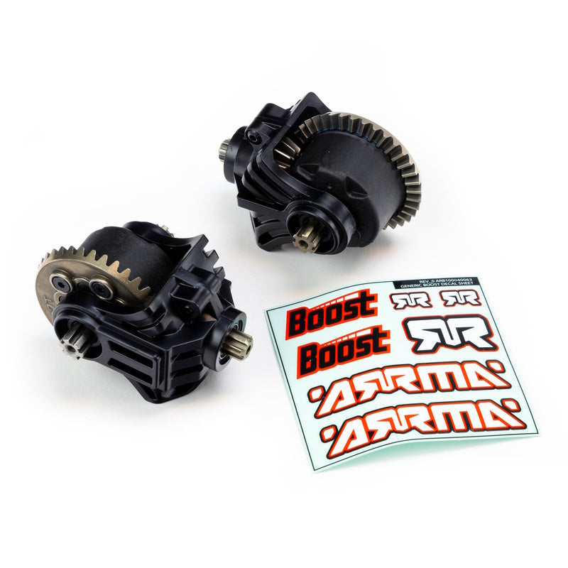 ARRMA ARA210007 Front & Rear Metal Diff Boost Box