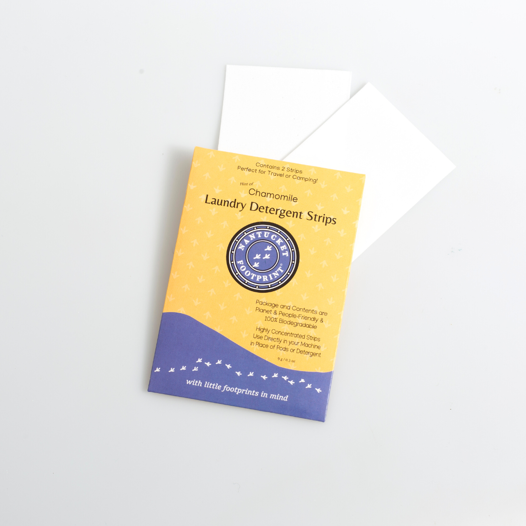 Travel Laundry Detergent Strips - 2 Strip Packs - Set of 6 - (12 Total Strips) by Nantucket Spider & Nantucket Footprint