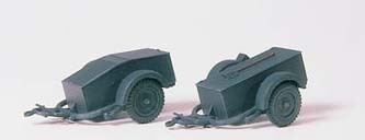 Preiser 16574 HO Scale Military - Former German Army WWII - Trailers