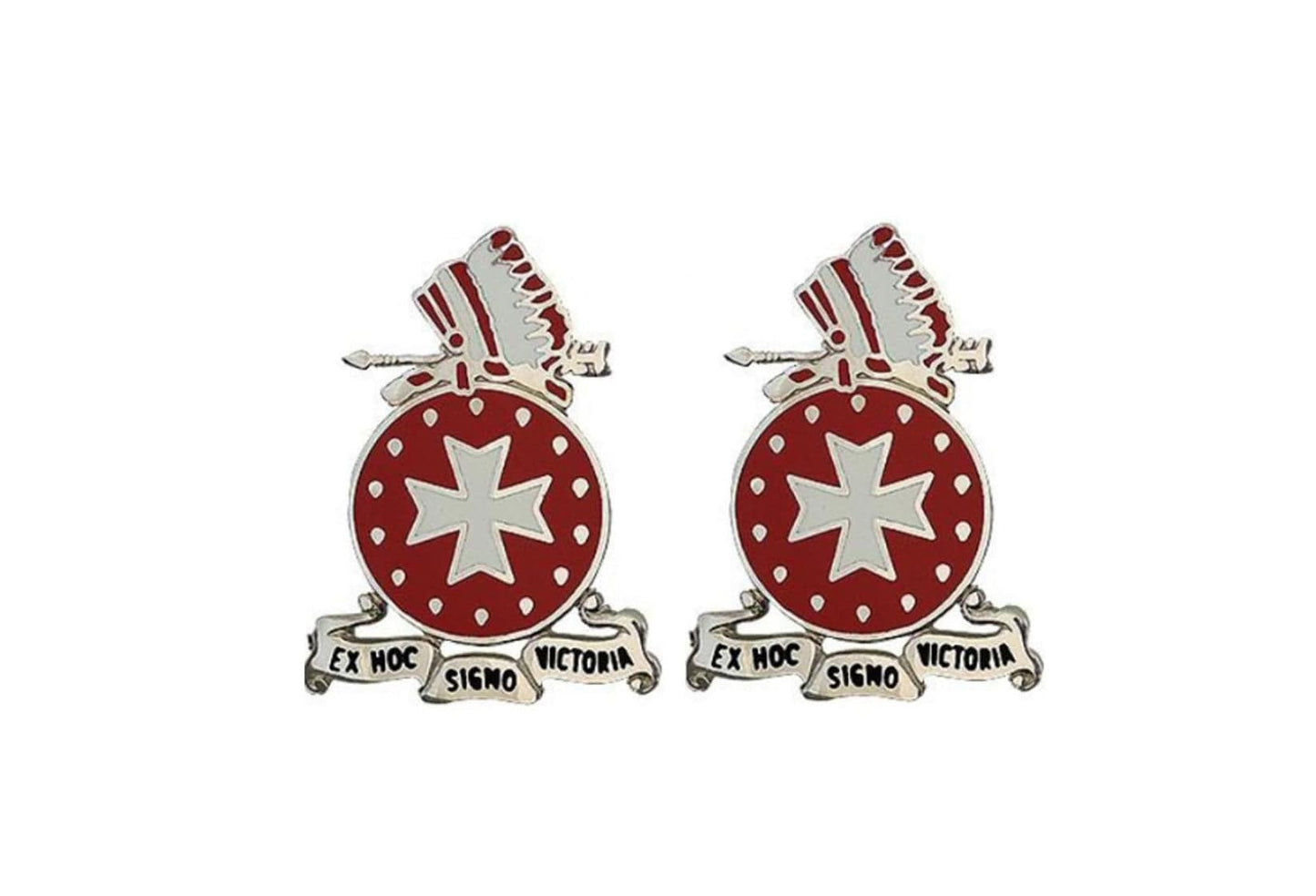 U.S. Army 14th Field Artillery Unit Crest (Pair)