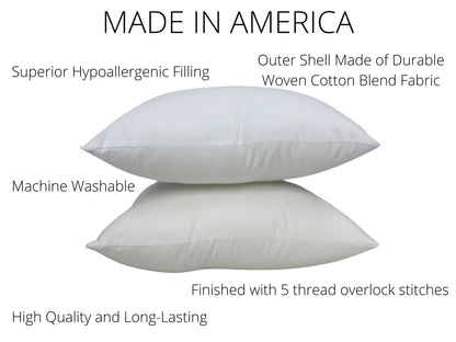 14x40 or 40x14 | Indoor Outdoor Hypoallergenic Polyester Pillow Insert | Quality Insert | Pillow Insert | Throw Pillow Insert | Pillow Form by UniikPillows