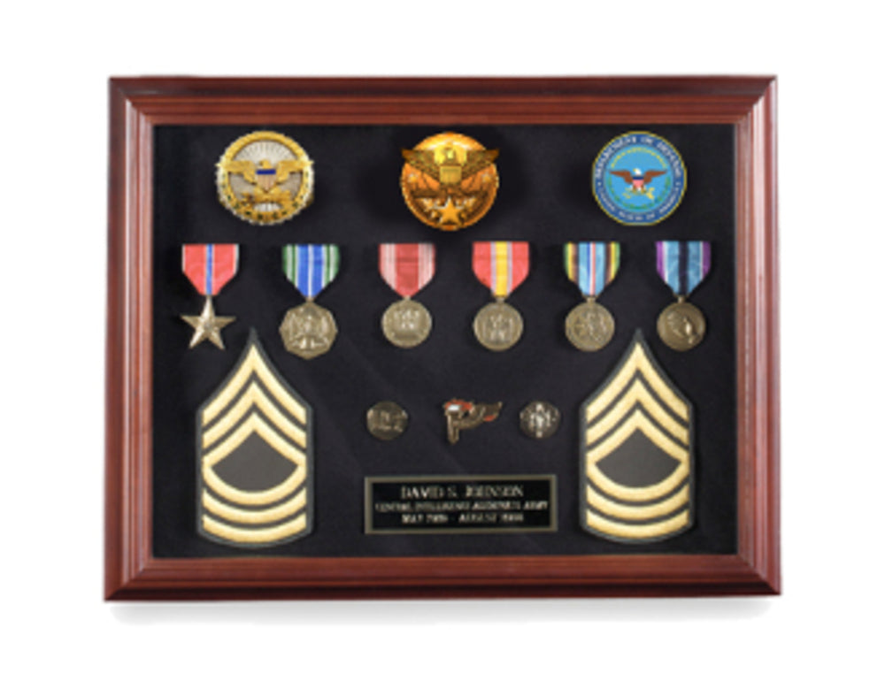 Large American Medal frames, Medal Shadow Cases.