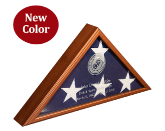 Personalized American Made Flag Display Cases