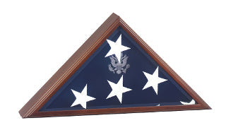 American Laser Engraved Flag Case - Size 5' x 9.5'