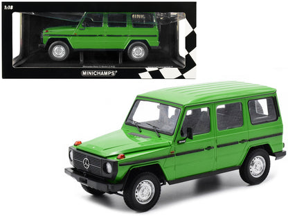 1980 Mercedes-Benz G-Model (LWB) Green with Black Stripes Limited Edition to 402 pieces Worldwide 1/18 Diecast Model Car by Minichamps  free shipping USA