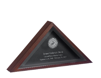 Personalized Flag Display Case For Military Casket Flag