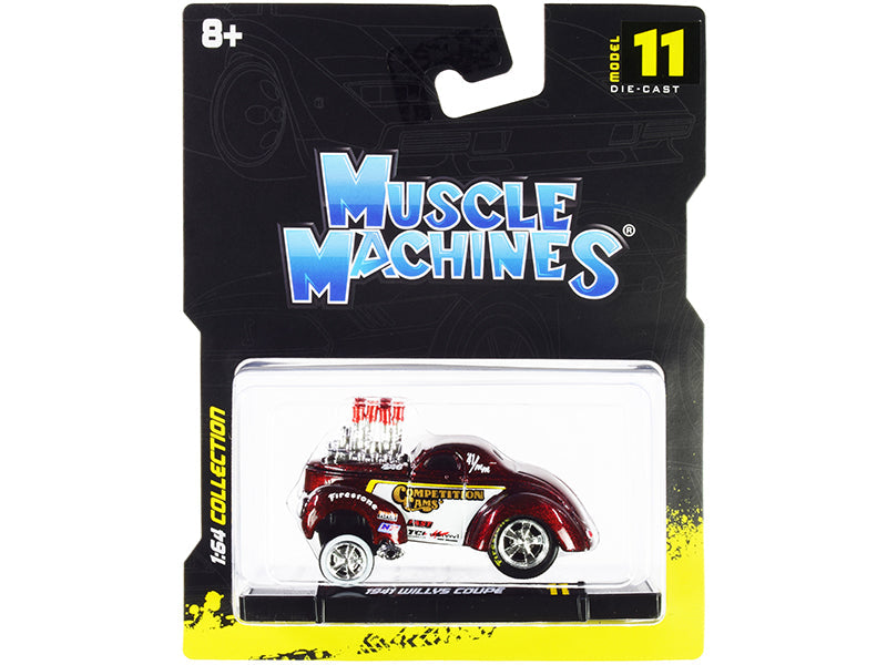 Revved Up Racer™ - 1941 Willys Coupe Gasser Scale Model  free shipping USA