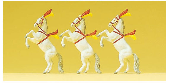 Preiser 79712 N Scale Show Horses Figure Set (3 Pieces)