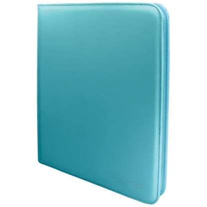 Vivid 12-Pocket Zippered PRO-Binder (Light Blue)