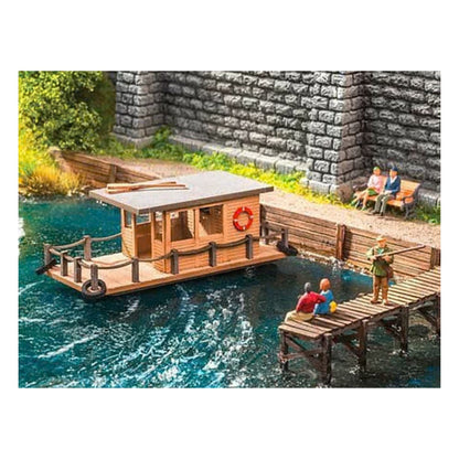 Noch 14637 N Scale Houseboat - Laser-Cut Kit - Laser-Cut Minis