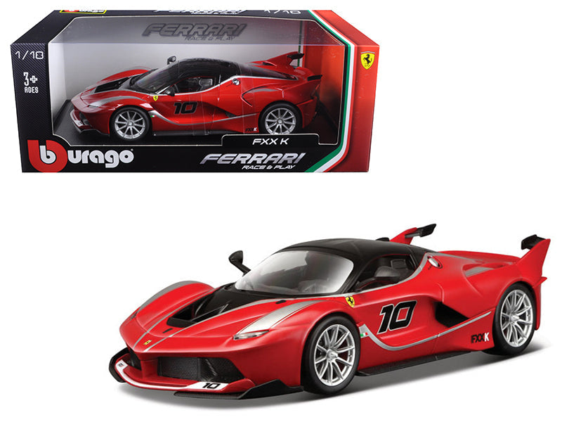Ferrari FXX-K #10 Red 1/18 Diecast Model Car by Bburago  free shipping USA