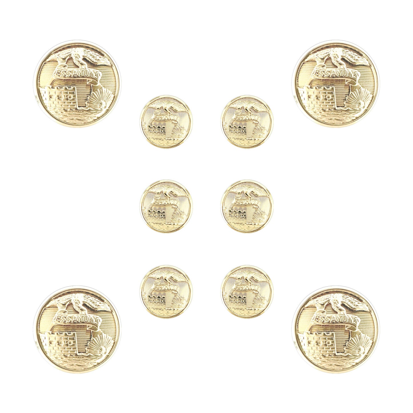 US Army Male Engineer STA-BRITE® Button Set