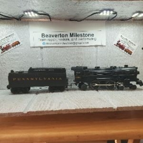 LIONEL PENNSYLVANIA FLYER (CONVENTIONAL 4-4-2 STEAM LOCO. #1645) 06-07 w/LIGHT ON BACK OF TENDER