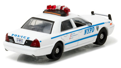 Greenlight 42771-CASE 1/64 NYPD 2011 Ford Crown Victoria Case