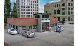Walthers Cornerstone 933-4201 HO Modern Police Station Kit
