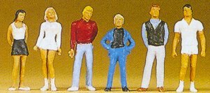 Preiser 10110 HO Scale Recreation & Sports Boys & Girls